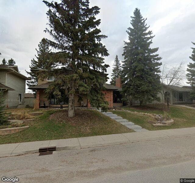 Street view of 13239 Lake Lucerne Road SE, Calgary