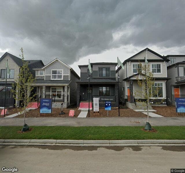 Street view of 1221 Creekview Drive SW, Calgary