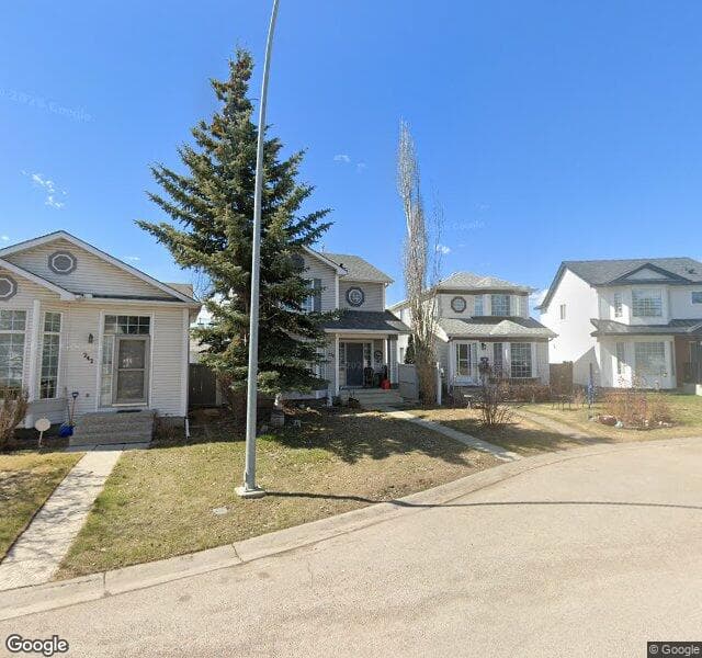 Street view of 238 Mount Lorette Close SE, Calgary