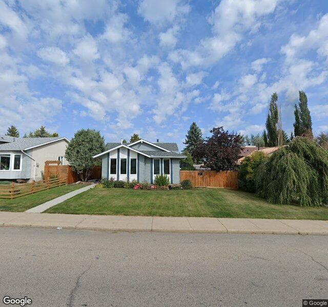 Street view of 18420 57 Avenue NW, Edmonton