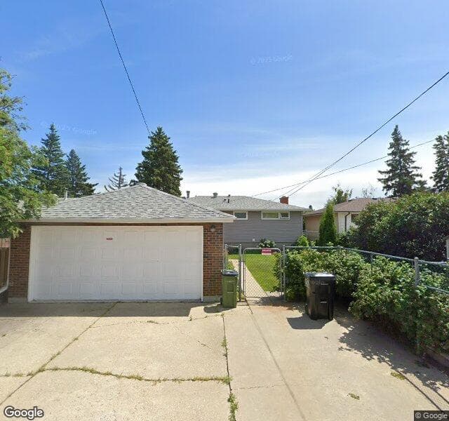 Street view of 10766 164 Street NW, Edmonton