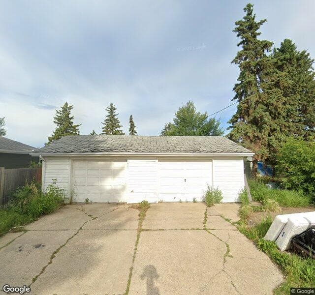Street view of 9605 158 Street NW, Edmonton