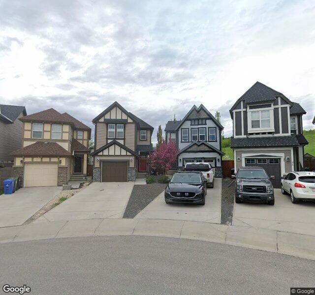 Street view of 87 Chaparral Valley Common SE, Calgary
