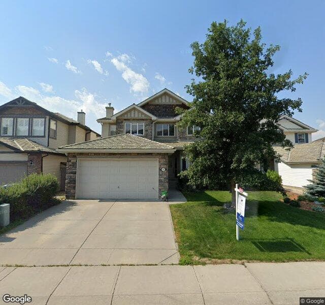 Street view of 7767 Springbank Way SW, Calgary