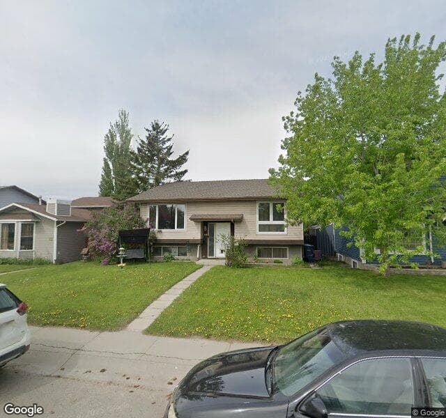 Street view of 48 Fallswater Road NE, Calgary