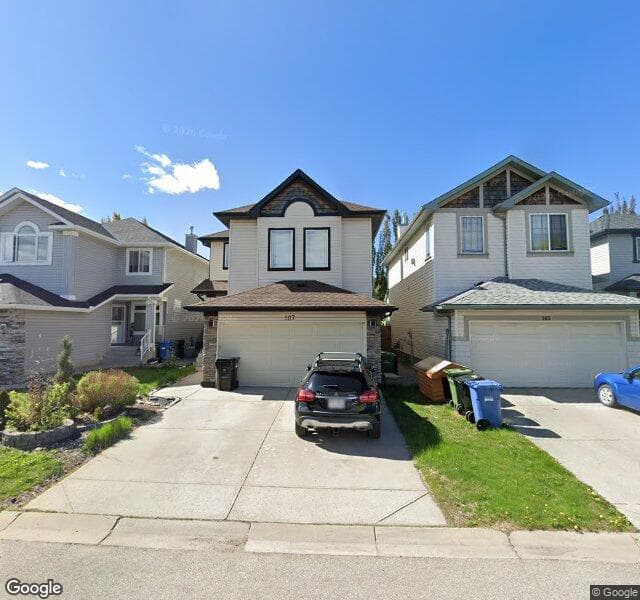 Street view of 107 Cranwell Crescent SE, Calgary
