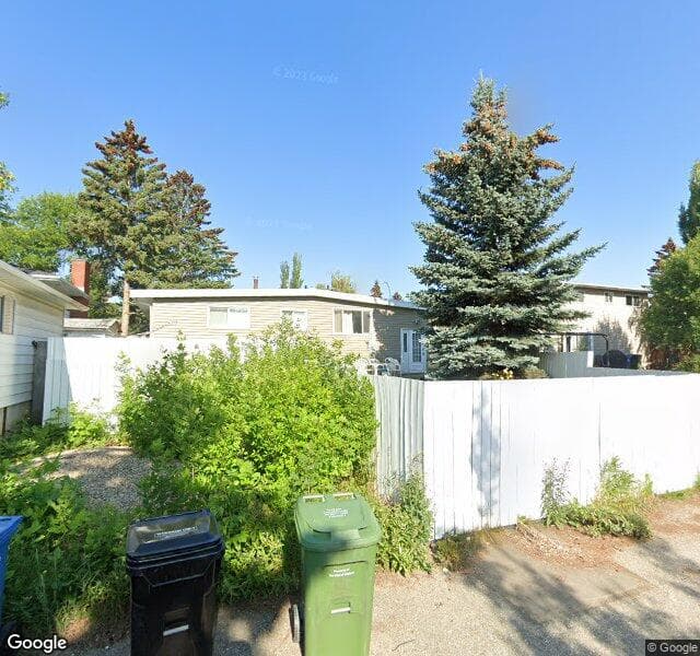 Street view of 11008 Bradbury Drive SW, Calgary