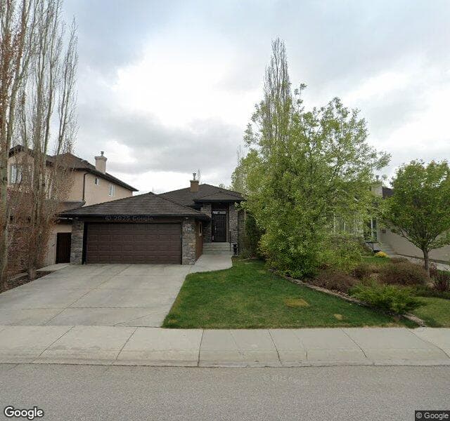 Street view of 2762 Evercreek Bluffs Way SW, Calgary