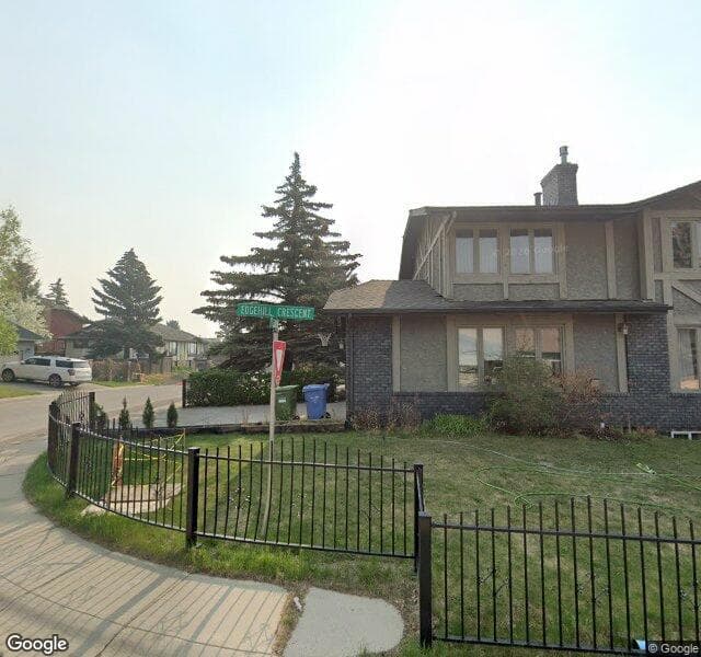 Street view of 79 Edgehill Crescent NW, Calgary