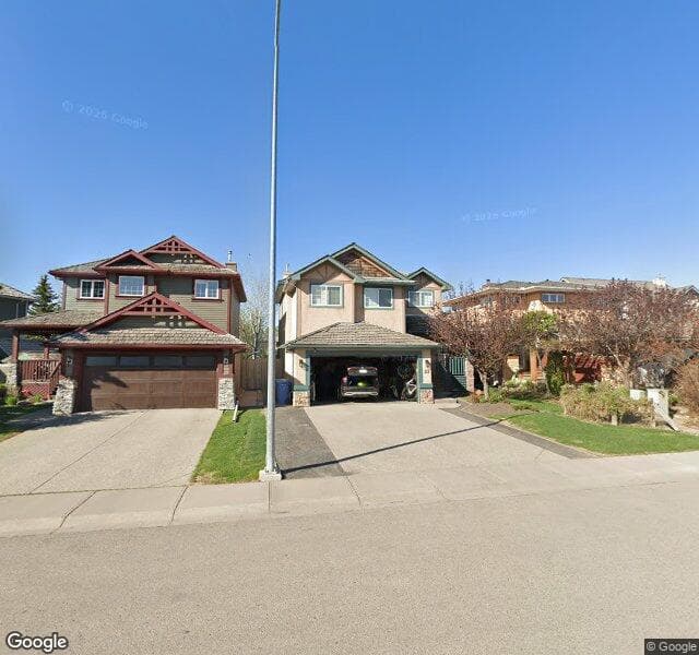 Street view of 23 Hidden Creek Place NW, Calgary