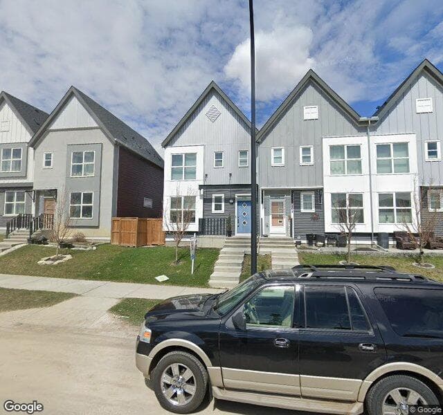 Street view of 196 Livingston View NE, Calgary