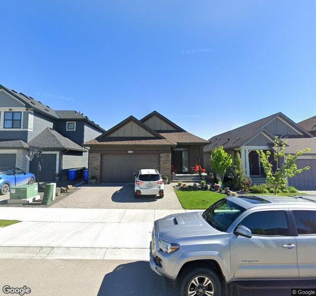 Street view of 448 Shawnee Boulevard SW, Calgary