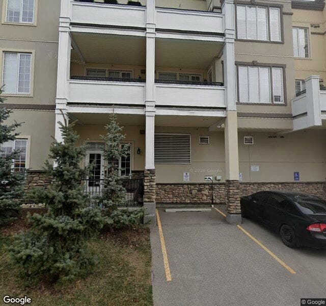 Street view of 212-38 Quarry Gate SE, Calgary
