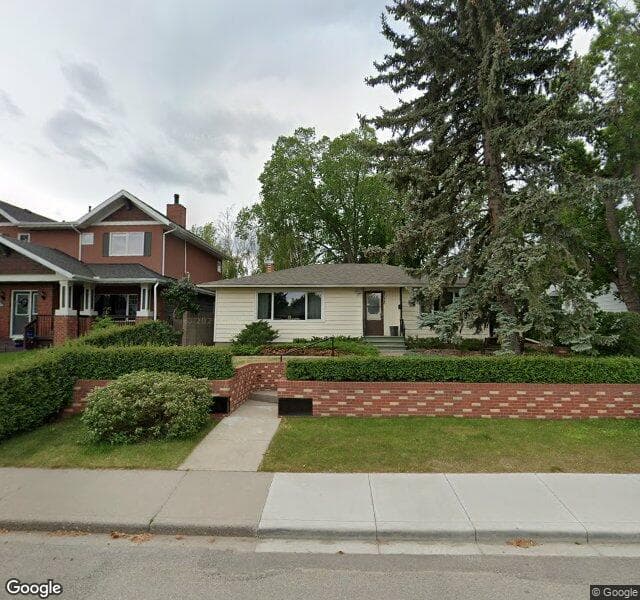Street view of 2835 12 Avenue NW, Calgary