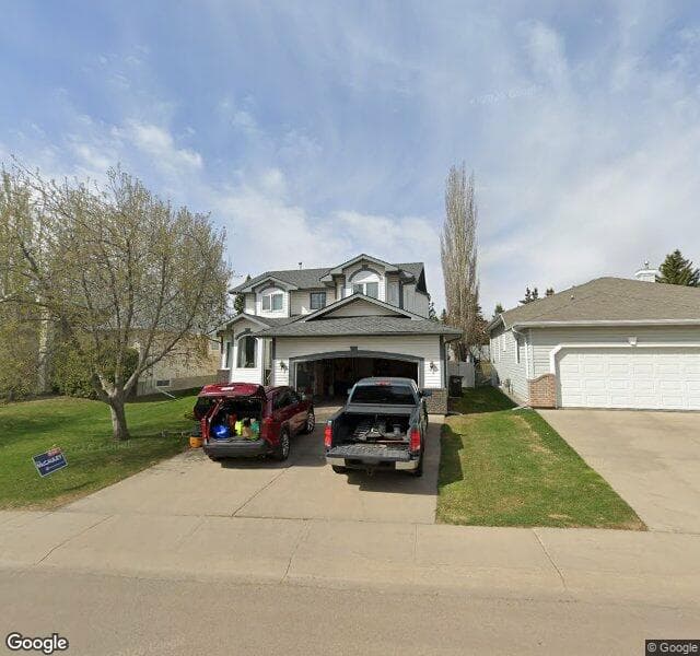 Street view of 5124 186 Street NW, Edmonton