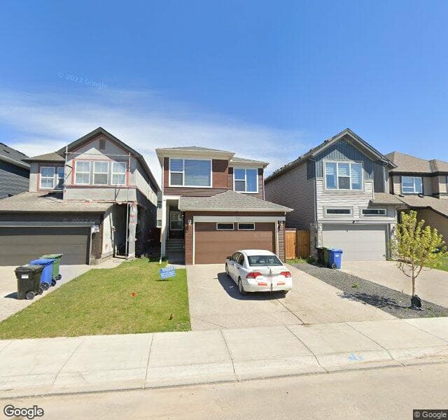 Street view of 75 Savanna Lane NE, Calgary