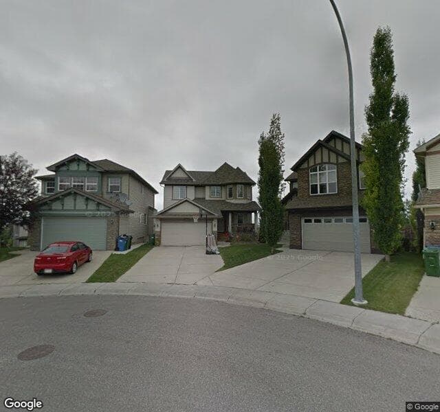 Street view of 168 Panamount Manor NW, Calgary