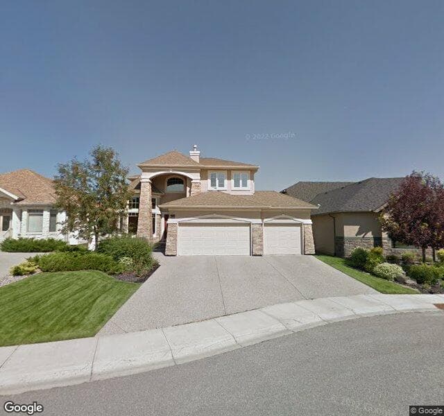 Street view of 2606 Evercreek Bluffs Way SW, Calgary