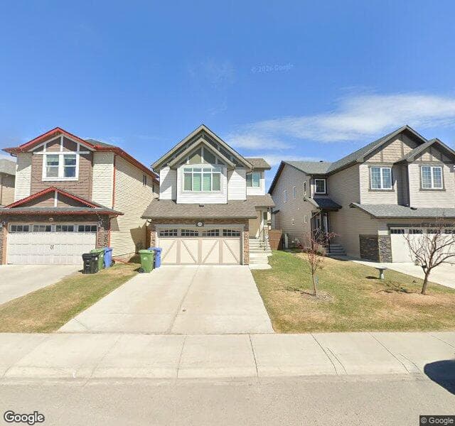 Street view of 486 Skyview Ranch Way NE, Calgary