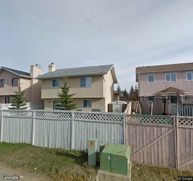 Street view of 993 Applewood Drive SE, Calgary