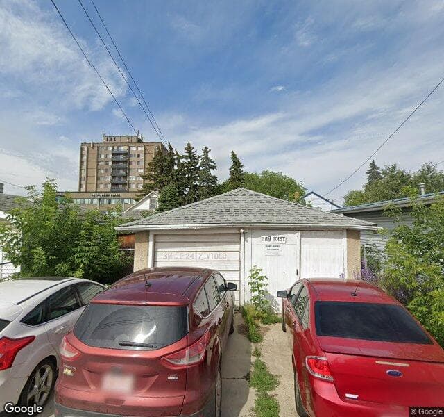 Street view of 11119 101 Street NW, Edmonton