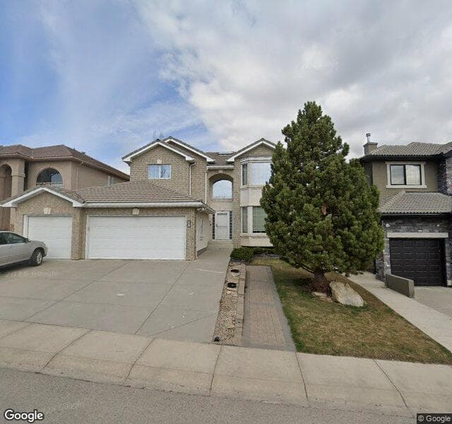 Street view of 23 Hamptons Close NW, Calgary
