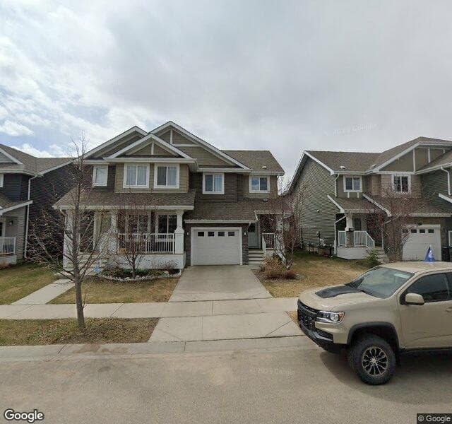Street view of 6834 Evans Wynd NW, Edmonton