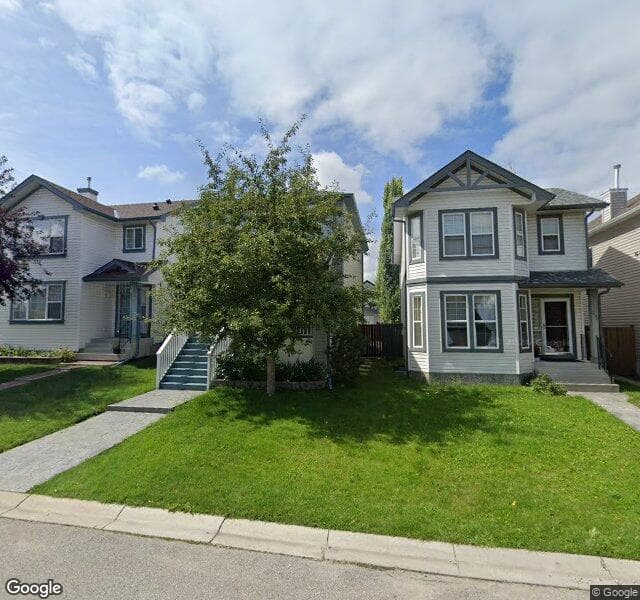 Street view of 49 Everridge Way SW, Calgary