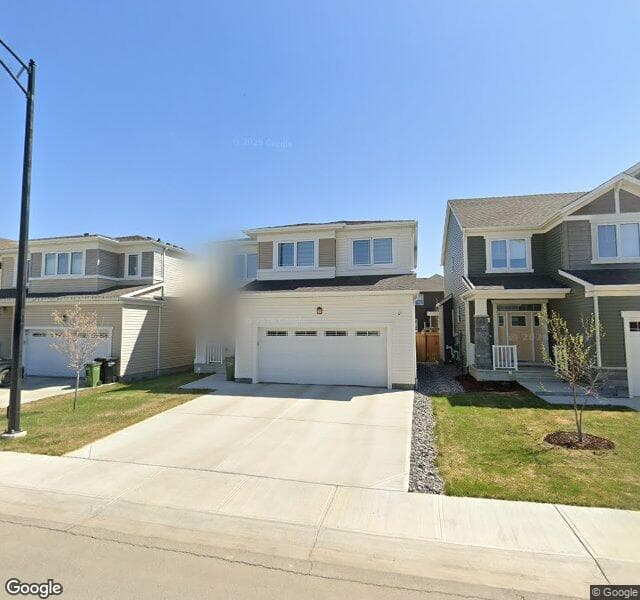 Street view of 1627 201 Street NW, Edmonton