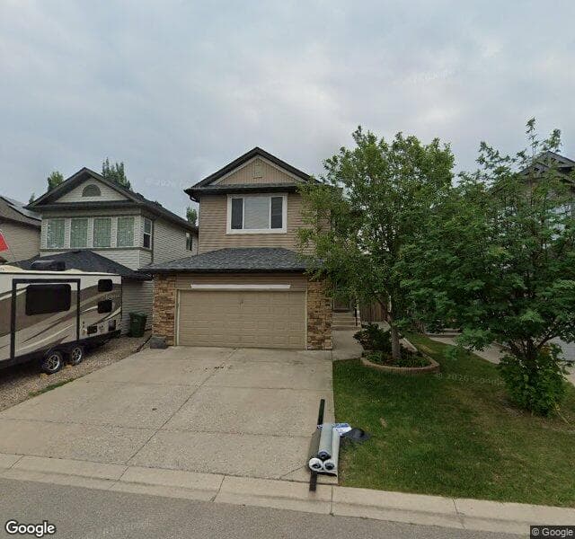 Street view of 83 Cranwell Square SE, Calgary