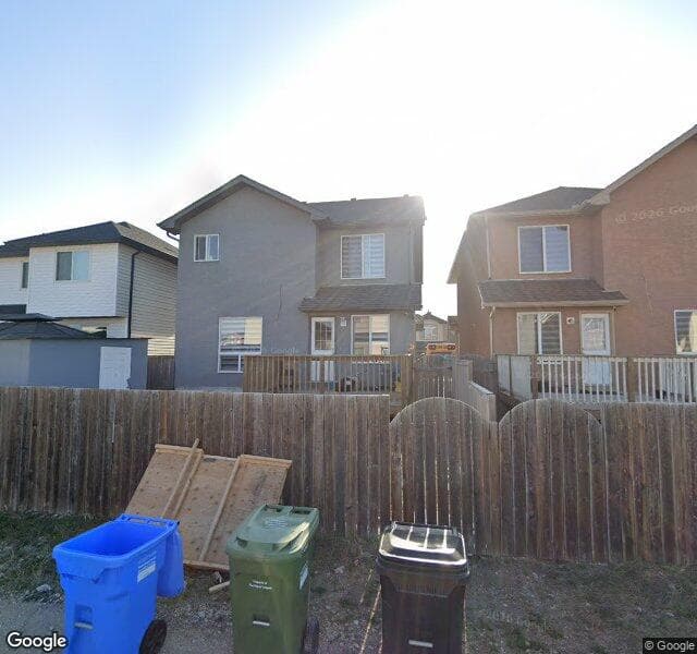 Street view of 86 Saddleridge Close NE, Calgary