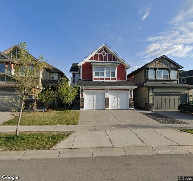 Street view of 199 Auburn Bay Avenue SE, Calgary