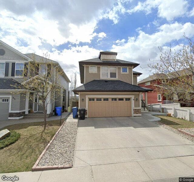 Street view of 59 Evanspark Terrace NW, Calgary