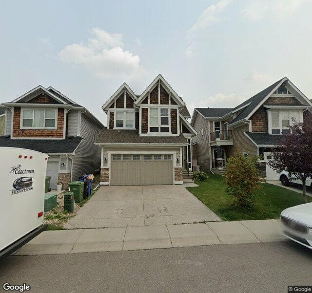 Street view of 58 Auburn Springs Close SE, Calgary
