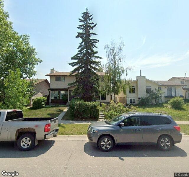 Street view of 3714 Cedarille Drive SW, Calgary