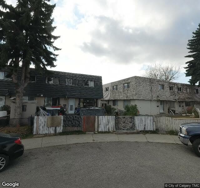 Street view of 6-15 Blackthorn Bay NE, Calgary