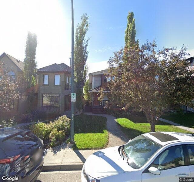 Street view of 1827 Broadview Road NW, Calgary