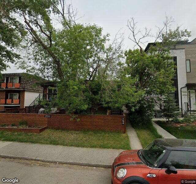 Street view of 4-2120 4 Avenue NW, Calgary