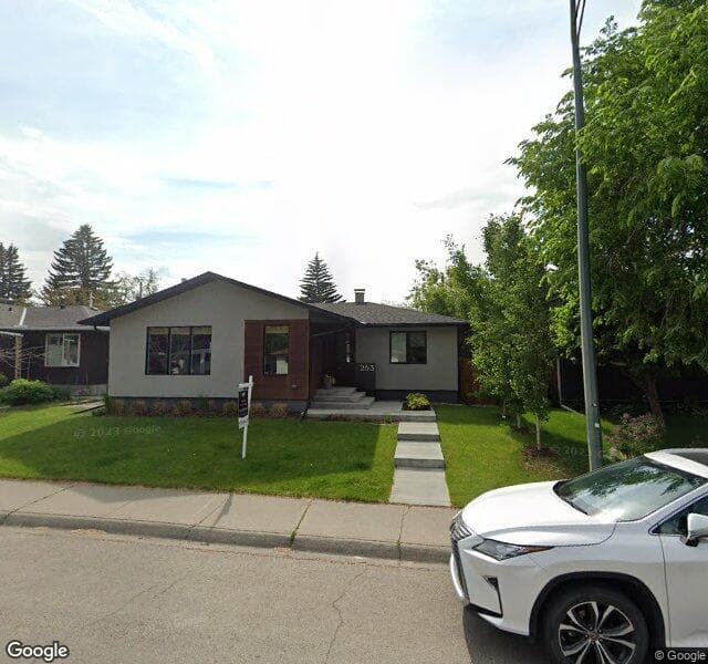 Street view of 263 Windermere Road SW, Calgary