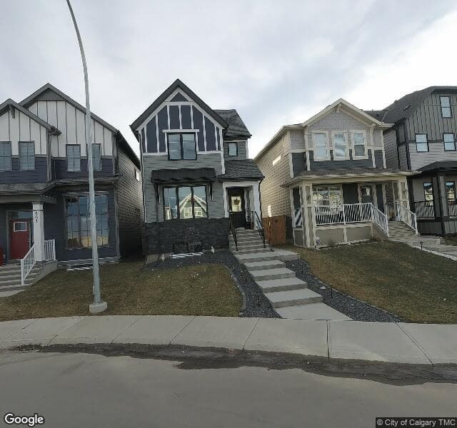 Street view of 657 Masters Road SE, Calgary