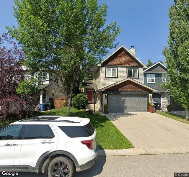 Street view of 74 Copperfield Close SE, Calgary