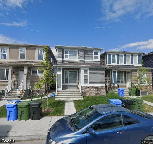 Street view of 61 Corner Ridge Mews NE, Calgary