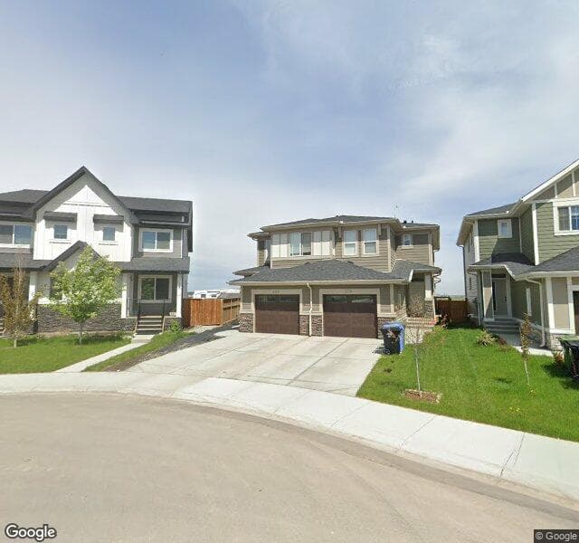 Street view of 243 Creekstone Way SW, Calgary