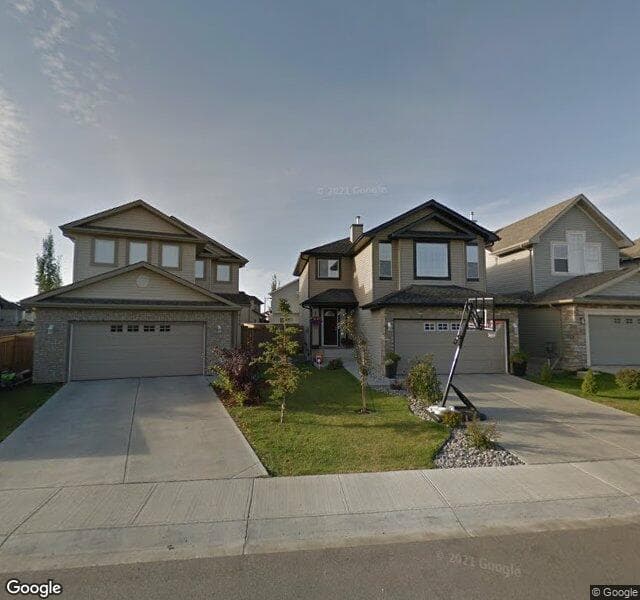 Street view of 8332 Shaske Crescent NW, Edmonton
