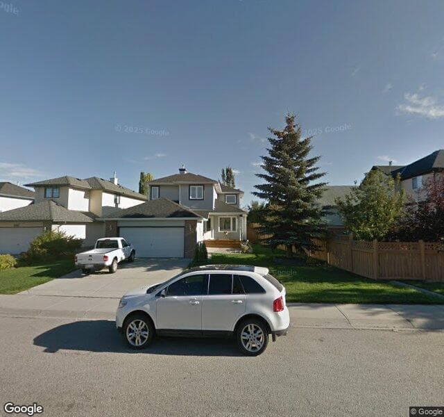 Street view of 10816 Valley Springs Road NW, Calgary