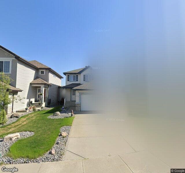 Street view of 16833 58A Street NW, Edmonton