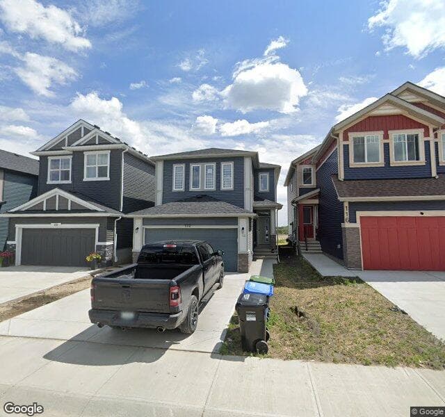 Street view of 112 Creekstone Landing SW, Calgary