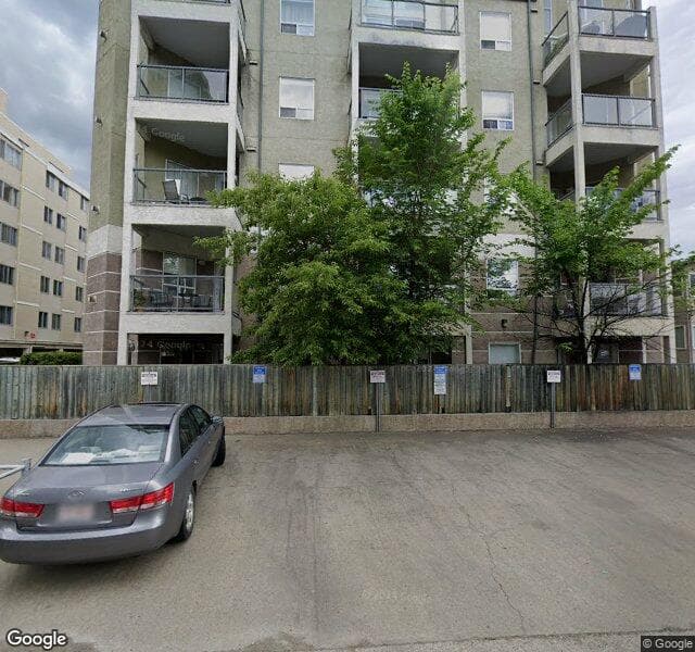 Street view of 401-10033 116 Street NW, Edmonton
