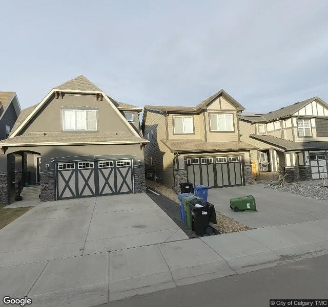Street view of 48 Masters Terrace SE, Calgary