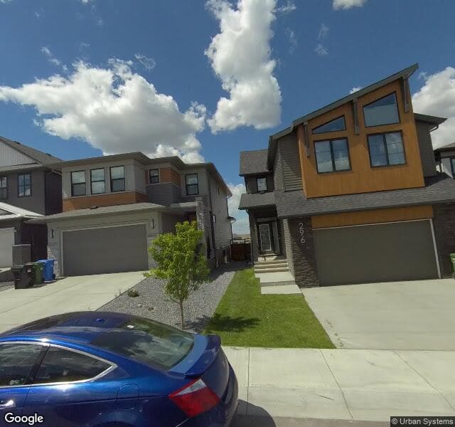 Street view of 296 Calhoun Crescent NE, Calgary